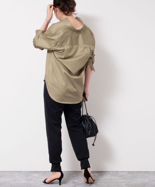 NOLLEY’S(ノーリーズ)の「MY STANDARD Basic シャツ(シャツ/ブラウス・レディース・ホワイト/ライトブルー/ベージュ/グレー系その他3/グリーン系その他3・FREE)」の13枚目の写真
