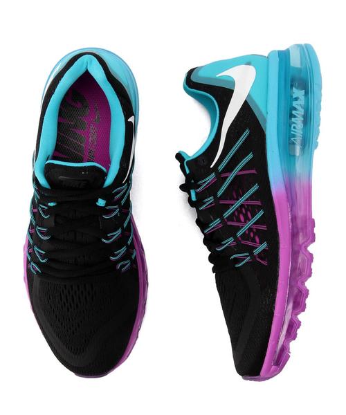 NIKE（ナイキ）の「NIKE(ナイキ)　エアマックス 2015（スニーカー・レディース・ブラック/ダークグレー・25cm/24.5cm/24cm/23.5cm/23cm）」の2枚目の写真