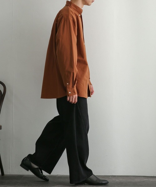 SENSE OF PLACE by URBAN RESEARCH（センスオブプレイスバイアーバンリサーチ）の「『別注』『ユニセックス』TeddyBear×SOP　テディベアボタンダウンルーズシャツ（シャツ/ブラウス・メンズ・ブラック/ブラウン/ライトベージュ/グリーン・MEDIUM/LARGE）」の10枚目の写真