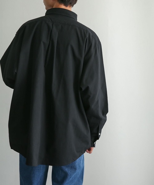 SENSE OF PLACE by URBAN RESEARCH（センスオブプレイスバイアーバンリサーチ）の「『別注』『ユニセックス』TeddyBear×SOP　テディベアボタンダウンルーズシャツ（シャツ/ブラウス・メンズ・ブラック/ブラウン/ライトベージュ/グリーン・MEDIUM/LARGE）」の13枚目の写真