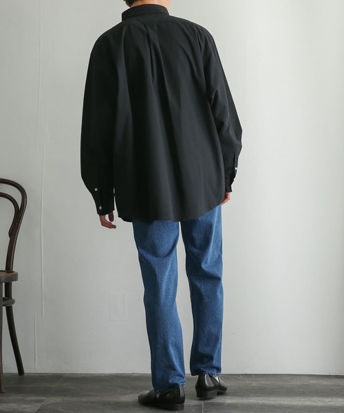 SENSE OF PLACE by URBAN RESEARCH（センスオブプレイスバイアーバンリサーチ）の「『別注』『ユニセックス』TeddyBear×SOP　テディベアボタンダウンルーズシャツ（シャツ/ブラウス・メンズ・ブラック/ブラウン/ライトベージュ/グリーン・MEDIUM/LARGE）」の16枚目の写真