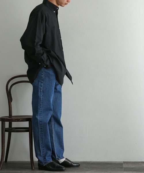 SENSE OF PLACE by URBAN RESEARCH（センスオブプレイスバイアーバンリサーチ）の「『別注』『ユニセックス』TeddyBear×SOP　テディベアボタンダウンルーズシャツ（シャツ/ブラウス・メンズ・ブラック/ブラウン/ライトベージュ/グリーン・MEDIUM/LARGE）」の17枚目の写真