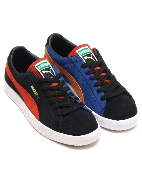 PUMA（プーマ）の「PUMA SUEDE VINTAGE TEAMS / プーマ スウェード ヴィンテージ チームス（スニーカー・メンズ・ブラック/グリーン・26.0cm/27.5cm/29.0cm/26.5cm/28.0cm/27.0cm/28.5cm/30.0cm）」の2枚目の写真