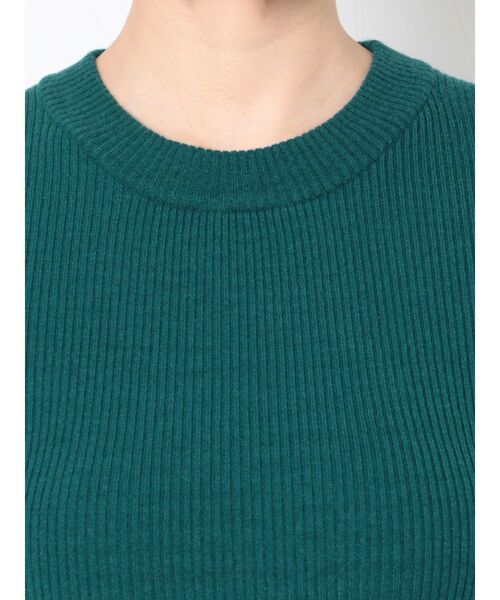 LAGUNAMOON（ラグナムーン）の「ベーシッククルーネックニットプルオーバー（ニット/セーター・レディース・アイボリー/ブラック/オレンジ/グリーン・FREE）」の8枚目の写真