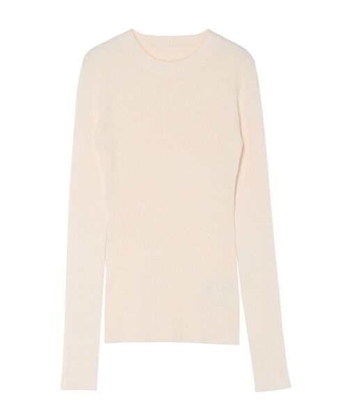 LAGUNAMOON（ラグナムーン）の「ベーシッククルーネックニットプルオーバー（ニット/セーター・レディース・アイボリー/ブラック/オレンジ/グリーン・FREE）」の16枚目の写真