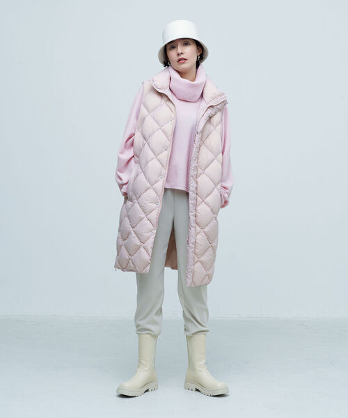 【TAION/タイオン】別注ダイヤキルトダウンジレ TAION（タイオン）の「◇【WEB限定】【TAION/タイオン】別注ダイヤ