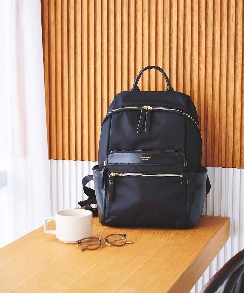 & chouette（アンドシュエット）の「A4対応ナイロンリュック（バックパック/リュック・レディース・ブラック/ブラウン/オフホワイト・FREE）」の3枚目の写真