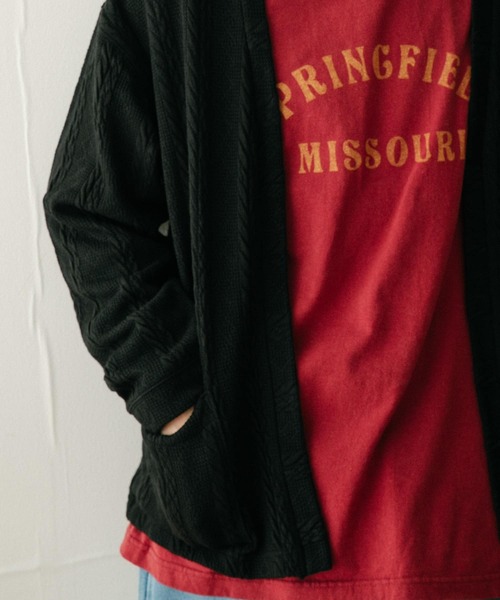 ITEMS URBANRESEARCH(アイテムズ アーバンリサーチ)の「ジャカード カーディガン(カーディガン/ボレロ・メンズ・ブラック/ネイビー/ブラウン・LARGE/MEDIUM)」の14枚目の写真