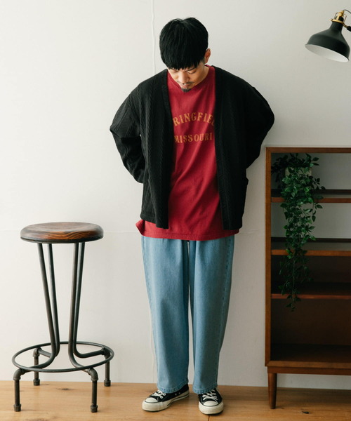 ITEMS URBANRESEARCH(アイテムズ アーバンリサーチ)の「ジャカード カーディガン(カーディガン/ボレロ・メンズ・ブラック/ネイビー/ブラウン・LARGE/MEDIUM)」の17枚目の写真