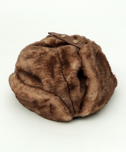 チチカカ（チチカカ）の「フェイクファーキャップ（キャップ・レディース・ネイビー/ベージュ/オフホワイト・FREE）」の11枚目の写真