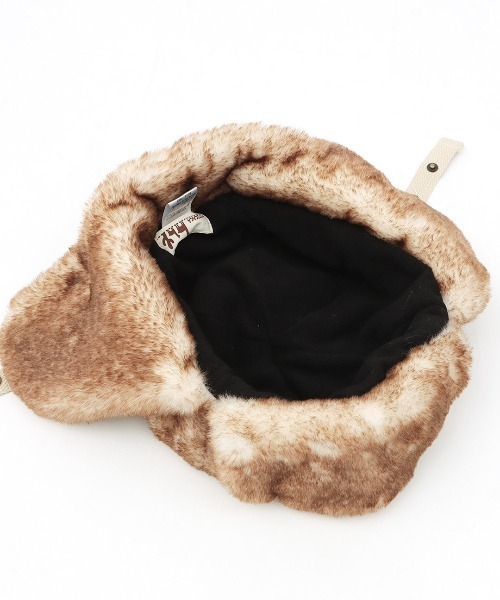 チチカカ（チチカカ）の「フェイクファーキャップ（キャップ・レディース・ネイビー/ベージュ/オフホワイト・FREE）」の14枚目の写真