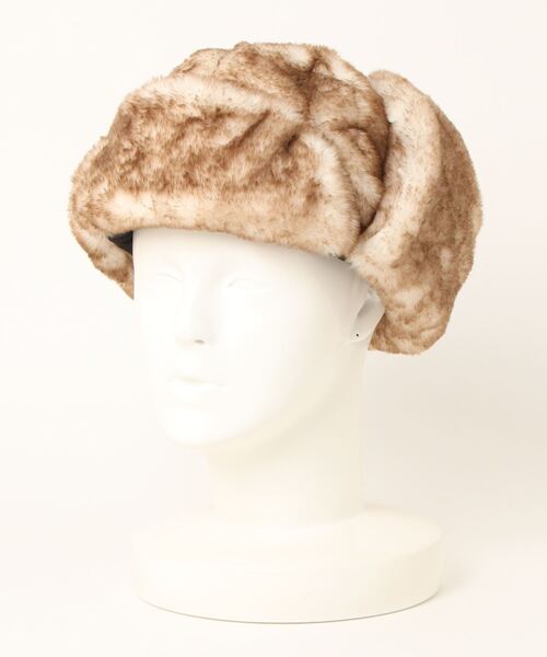 チチカカ（チチカカ）の「フェイクファーキャップ（キャップ・レディース・ネイビー/ベージュ/オフホワイト・FREE）」の18枚目の写真