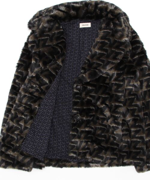 ZADIG & VOLTAIRE ザディグエヴォルテール　エコファーコート ZADIG & VOLTAIRE ザディグエヴォルテールエコファーコート