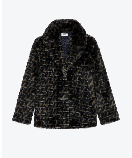 ZADIG & VOLTAIRE ザディグエヴォルテール　エコファーコート ZADIG & VOLTAIRE ザディグエヴォルテールエコファーコート