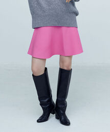 Rie Miller | ニットペプラムミニスカート(スカート)