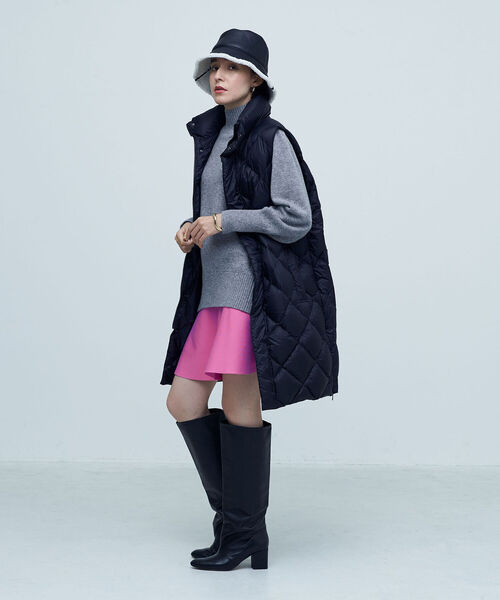 Rie Miller（リエミラー）の「ニットペプラムミニスカート（スカート・レディース・パープル/ブラック/ピンク・38）」の21枚目の写真