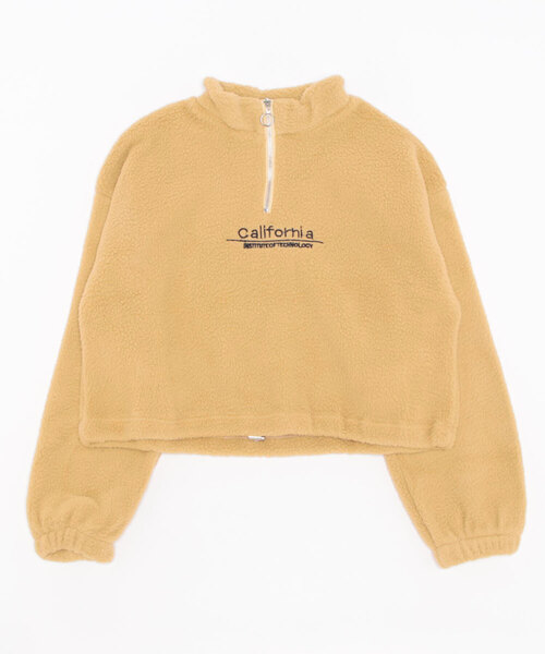 LOPASS(ロパス)の「ボア調トップス(スウェット・レディース・ベージュ/アイボリー/ブルー/ブラック・M/L/XL)」の1枚目の写真