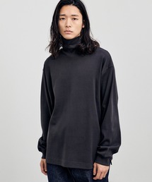 WYM LIDNM | LAYERED STRETCH TURTLE(Tシャツ/カットソー)