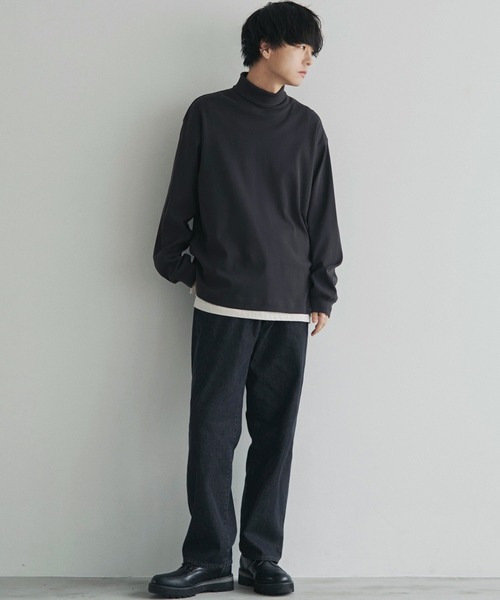 セール】LAYERED STRETCH TURTLE（Tシャツ/カットソー）｜WYM