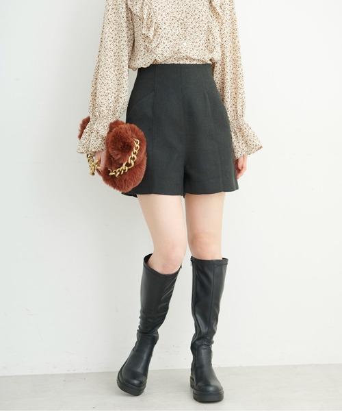 FREE'S MART（フリーズマート）の「◆ハイウエストショートパンツ（その他パンツ・レディース・ブラック系その他/ベージュ系その他/ブラック・MEDIUM/SMALL）」の7枚目の写真