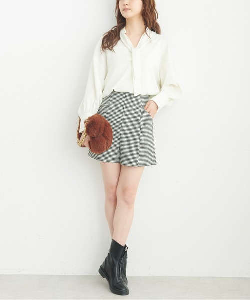 FREE'S MART（フリーズマート）の「◆ハイウエストショートパンツ（その他パンツ・レディース・ブラック系その他/ベージュ系その他/ブラック・MEDIUM/SMALL）」の11枚目の写真