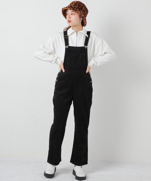 Honeys(ハニーズ)の「オーバーオール(サロペット/オーバーオール・レディース・ブラック/モカ/ベージュ/グリーン/アイボリー・S/SS/M/L)」の8枚目の写真