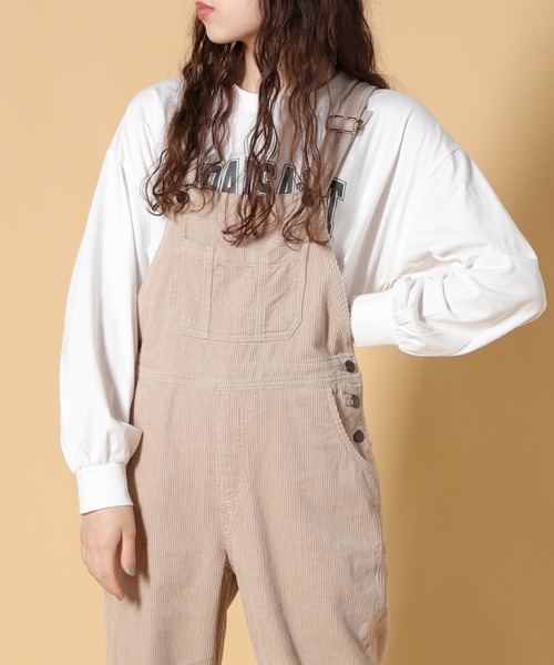 Honeys(ハニーズ)の「オーバーオール(サロペット/オーバーオール・レディース・ブラック/モカ/ベージュ/グリーン/アイボリー・S/SS/M/L)」の17枚目の写真