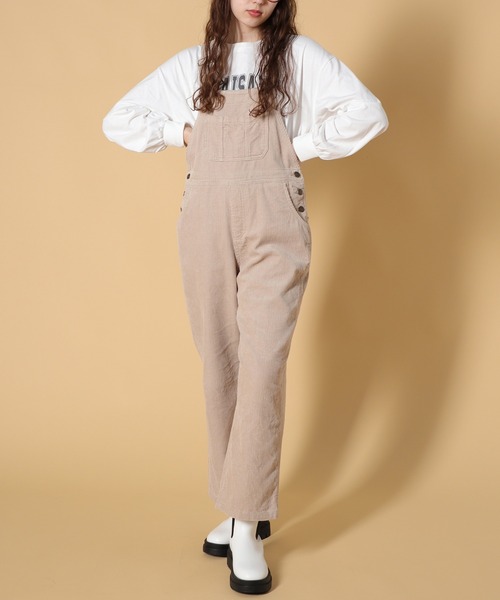 Honeys(ハニーズ)の「オーバーオール(サロペット/オーバーオール・レディース・ブラック/モカ/ベージュ/グリーン/アイボリー・S/SS/M/L)」の18枚目の写真