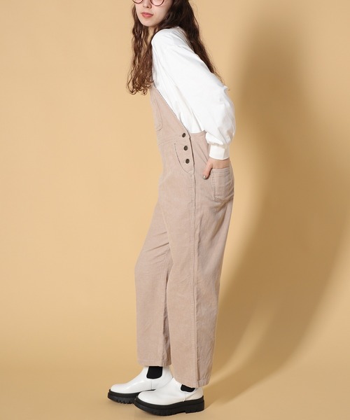 Honeys(ハニーズ)の「オーバーオール(サロペット/オーバーオール・レディース・ブラック/モカ/ベージュ/グリーン/アイボリー・S/SS/M/L)」の19枚目の写真