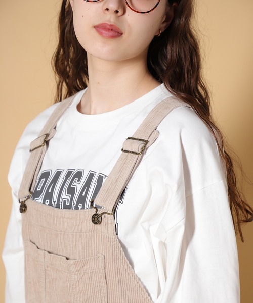 Honeys(ハニーズ)の「オーバーオール(サロペット/オーバーオール・レディース・ブラック/モカ/ベージュ/グリーン/アイボリー・S/SS/M/L)」の21枚目の写真