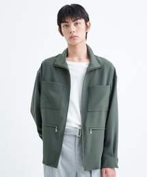 CULLNI | STUDIOUS別注 ZIP STAND SHIRT CHACOAL(シャツ/ブラウス)