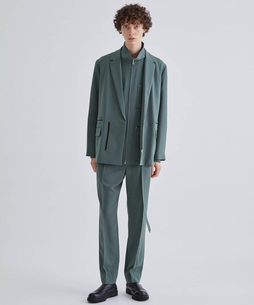 CULLNI（クルニ）の「STUDIOUS別注 ZIP STAND SHIRT CHACOAL