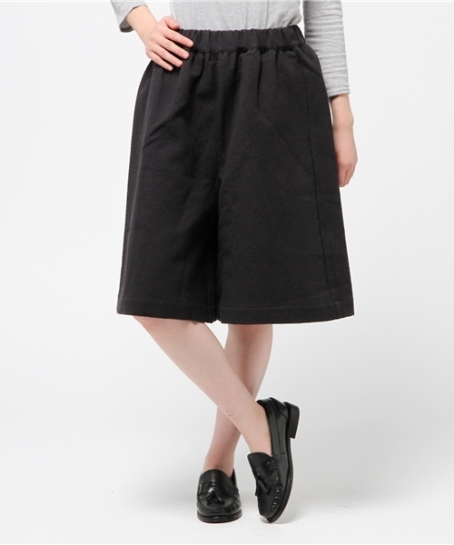 Kastane（カスタネ）の「【Kastane】ジャガードガウチョパンツ（その他パンツ・レディース・オフホワイト/ブラック・FREE）」の2枚目の写真