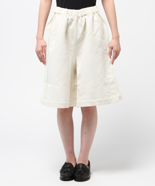 Kastane（カスタネ）の「【Kastane】ジャガードガウチョパンツ（その他パンツ・レディース・オフホワイト/ブラック・FREE）」の3枚目の写真