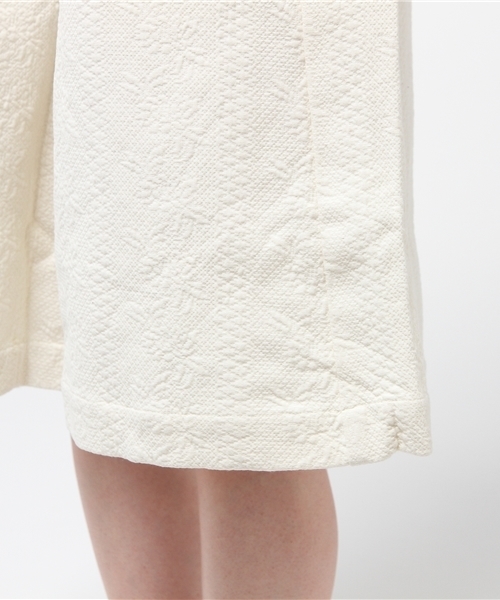 Kastane（カスタネ）の「【Kastane】ジャガードガウチョパンツ（その他パンツ・レディース・オフホワイト/ブラック・FREE）」の9枚目の写真