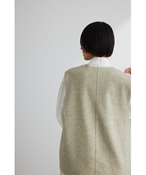 STYLEMIXER(スタイルミキサー)の「2ピースベストレイヤードワンピース(ワンピース・レディース・カーキ/ホワイト・SMALL/MEDIUM)」の8枚目の写真