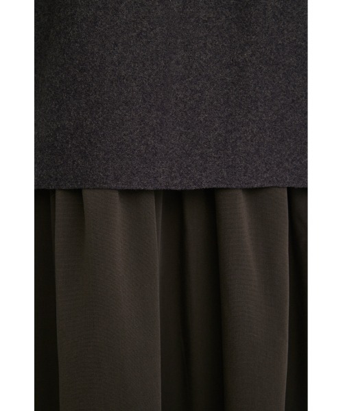 STYLEMIXER(スタイルミキサー)の「2ピースベストレイヤードワンピース(ワンピース・レディース・カーキ/ホワイト・SMALL/MEDIUM)」の20枚目の写真