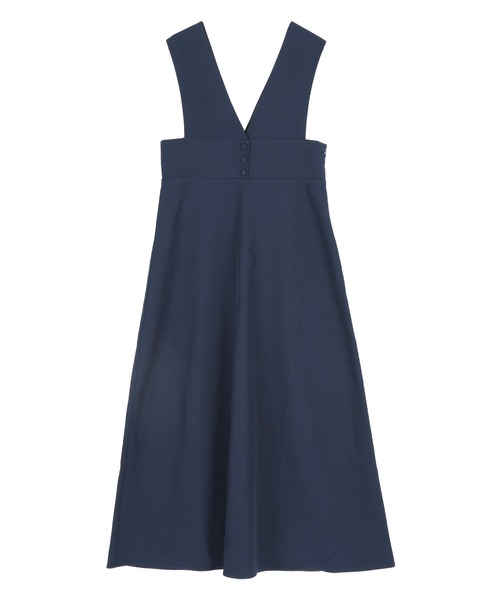 titivate(ティティベイト)の「ウエスト切替フレアジャンパースカート(ワンピース・レディース・ネイビー/チャコール/アイボリー・S/M/L)」の6枚目の写真