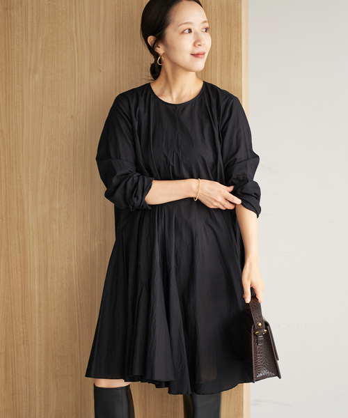 plage（プラージュ）の「Diagonal Tunic ブラウス（シャツ/ブラウス・レディース・ホワイト/ブルー系その他/ブラック・FREE）」の2枚目の写真