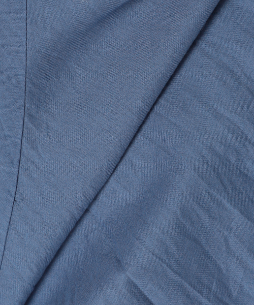 plage（プラージュ）の「Diagonal Tunic ブラウス（シャツ/ブラウス・レディース・ホワイト/ブルー系その他/ブラック・FREE）」の4枚目の写真