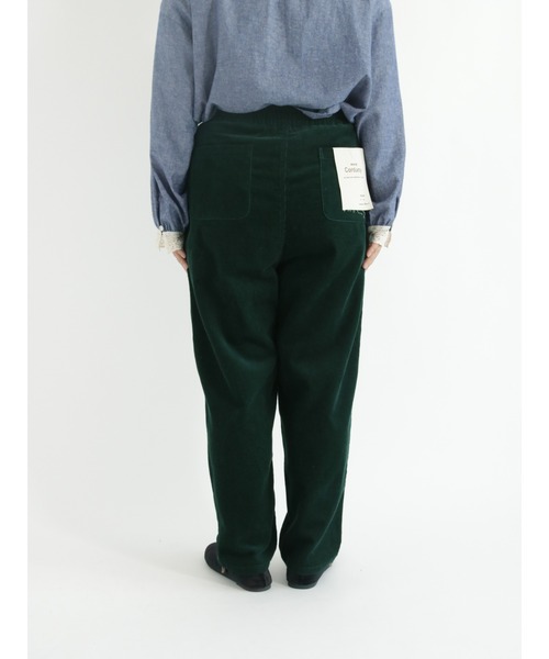 Samansa Mos2（サマンサ モスモス）の「細コーデュロイテーパードパンツ（その他パンツ・レディース・ダークブラウン/オレンジ/ブルー/グリーン/キナリ・ﾌﾘ-）」の14枚目の写真