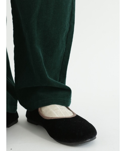 Samansa Mos2（サマンサ モスモス）の「細コーデュロイテーパードパンツ（その他パンツ・レディース・ダークブラウン/オレンジ/ブルー/グリーン/キナリ・ﾌﾘ-）」の17枚目の写真