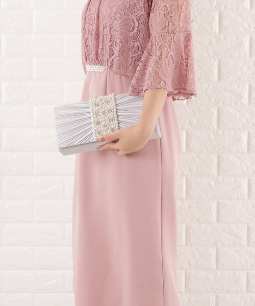 Lace Ladies（レースレディース）の「パールビジュー2wayクラッチバッグ（クラッチバッグ・レディース・ブラック/ネイビー/ベージュ/シルバー・FREE）」の17枚目の写真