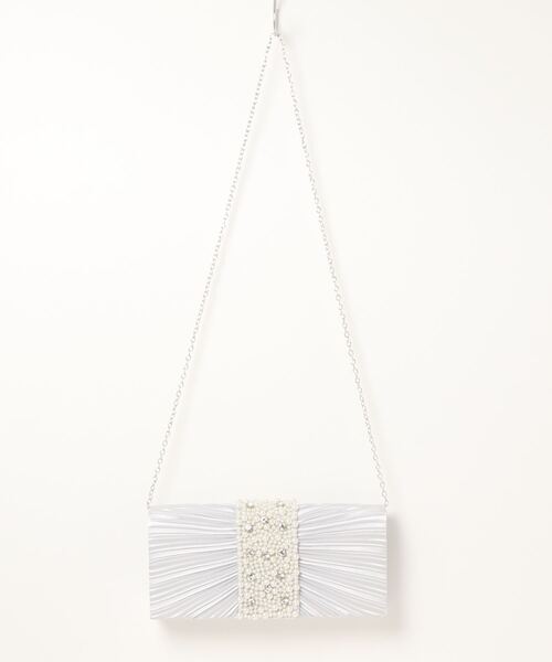 Lace Ladies（レースレディース）の「パールビジュー2wayクラッチバッグ（クラッチバッグ・レディース・ブラック/ネイビー/ベージュ/シルバー・FREE）」の8枚目の写真