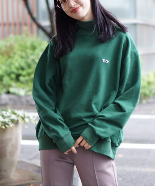PENNEYS(ぺニーズ)の「PENNEY'S/ペニーズ THE FOX MOCK NECK SWEAT フォックス モックネックスウェット(スウェット・メンズ・ブラック/グリーン/ネイビー/ライトグレー/ホワイト・LARGE/MEDIUM/SMALL)」の1枚目の写真