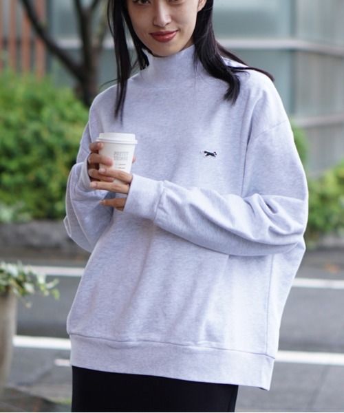 PENNEYS(ぺニーズ)の「PENNEY'S/ペニーズ THE FOX MOCK NECK SWEAT フォックス モックネックスウェット(スウェット・メンズ・ブラック/グリーン/ネイビー/ライトグレー/ホワイト・LARGE/MEDIUM/SMALL)」の20枚目の写真