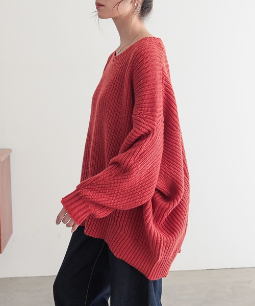 osharewalker（オシャレウォーカー）の「『モヘヤタッチ変形ニット