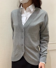 TOKYO SHIRTS | 裾丸Vネックニットカーディガン(カーディガン/ボレロ)