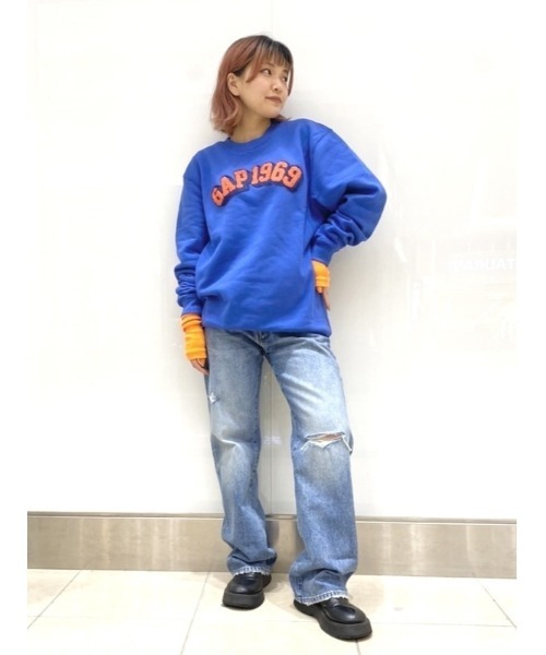 小松菜奈 gap スウェット 1969 ダークブルー 小松菜奈 gap スウェット 1969 ダークブルー - メルカリ