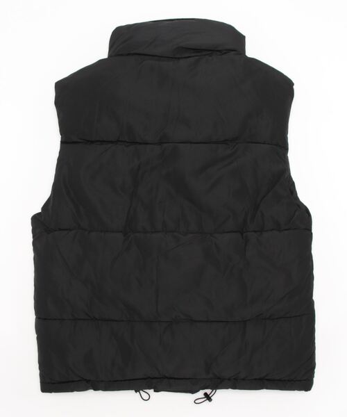 tiptop（ティップトップ）の「ファイバーダウンオーバーベスト（ダウンベスト・レディース・アイボリー/ブラック・FREE）」の4枚目の写真